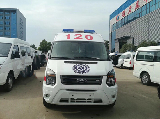 福特新世代V348长轴中顶救护车（国六）