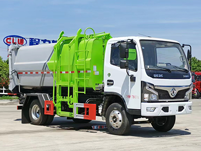 东风蓝牌7方侧装压缩垃圾车